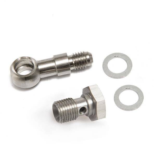Banjo Bolt Kit M10x1.5 mm to 4AN with 1.8mm Restrictor