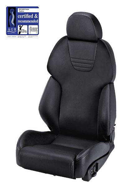 Racing Seat Recaro AM19 Style XL TOPLINE Leather Black