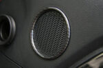 Carbon frame door speaker ring Ford Mustang 15-19