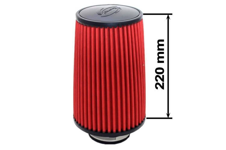 Simota Air Filter H:220mm DIA:101mm JAU-H02101-15 Red