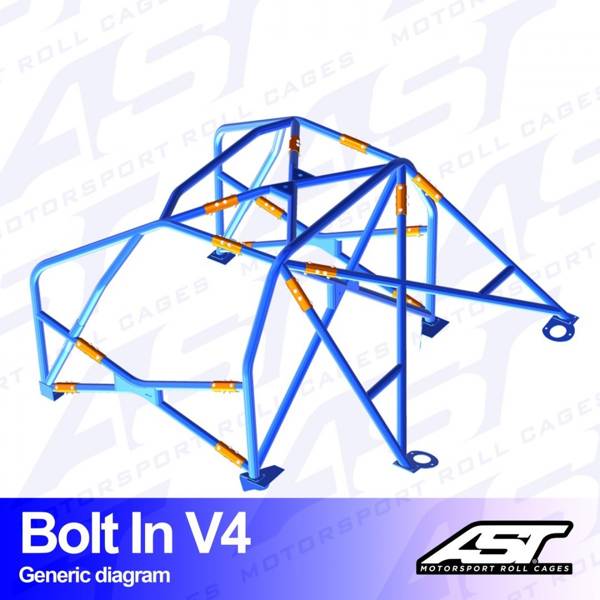 Roll Cage BMW (E30) 3-Series 2-doors Coupe AWD BOLT IN V4