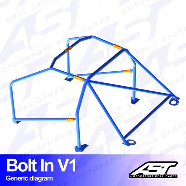 Roll Cage BMW (E46) 3-Series 2-doors Coupe RWD BOLT IN V1
