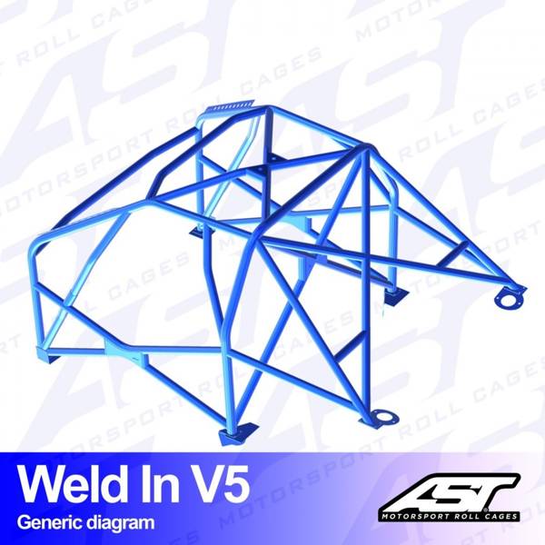 Roll Cage BMW (E37) Z3 2-doors Roadster WELD IN V5