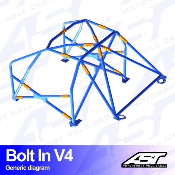 Roll Cage BMW 1-Series (E82) 2-doors Coupe RWD BOLT IN V4