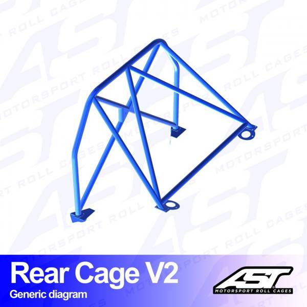 Roll Bar MAZDA RX-7 (FD) 3-doors Coupe REAR CAGE V2