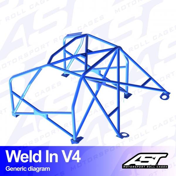 Roll Cage MINI Classic 2-doors Hatchback WELD IN V4