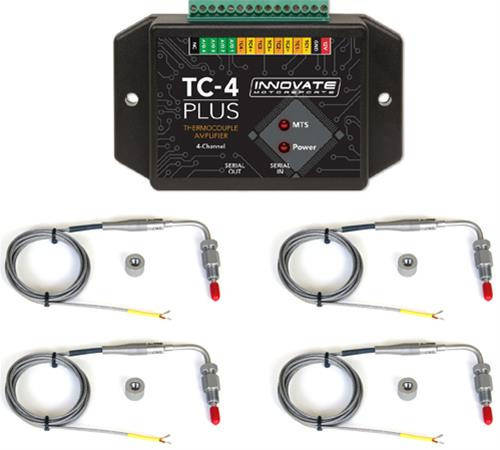 Innovate TC-4 Plus Thermocouple Amplifier with K EGT probes