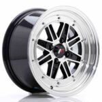 JR Wheels JR31 15x7.5 ET20 4x100 Gloss Black Machined Face