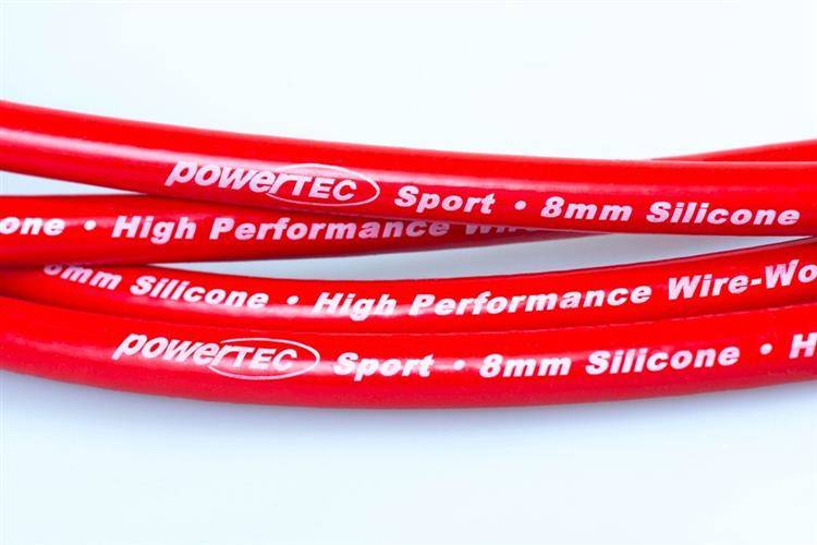 PowerTEC Ignition Leads AUDI A3 A6 SEAT LEON VW GOLF 1.6 2.0L RED