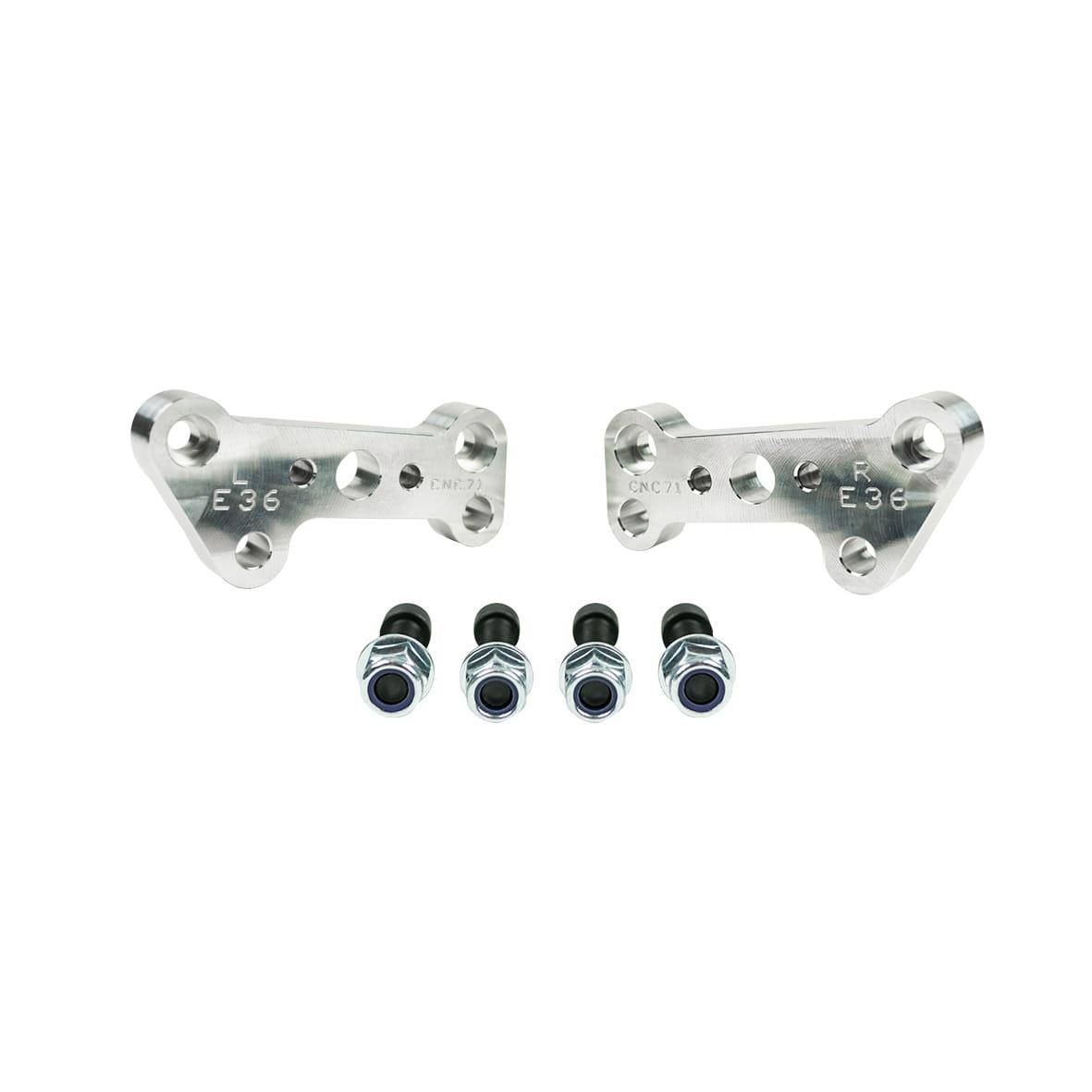 BMW E36 steering adapters - STOCK ARM