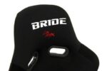 Racing seat GTR Bride Velvet Black Grey