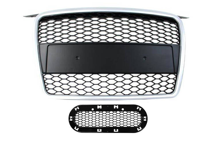 Grill Audi A3 8P RS-Style Silver-Black 05-08