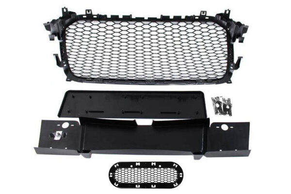 Grill Audi A4 B8 RS-Style Silver-Black 12-15 PDC