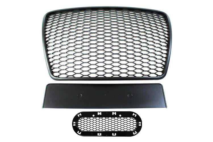Grill Audi A6 C6 RS-Style Gloss Black 09-11
