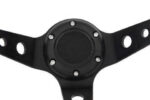 Steering wheel Pro 350mm offset:80mm Leather Black
