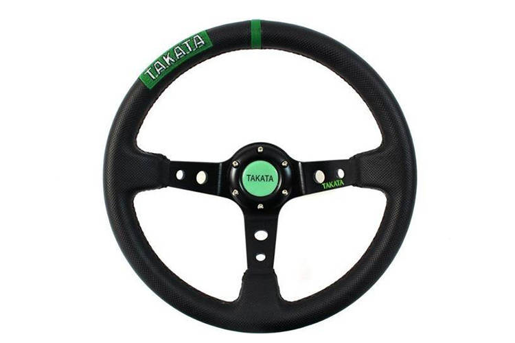 Steering wheel Pro 350mm offset:80mm Takata Leather