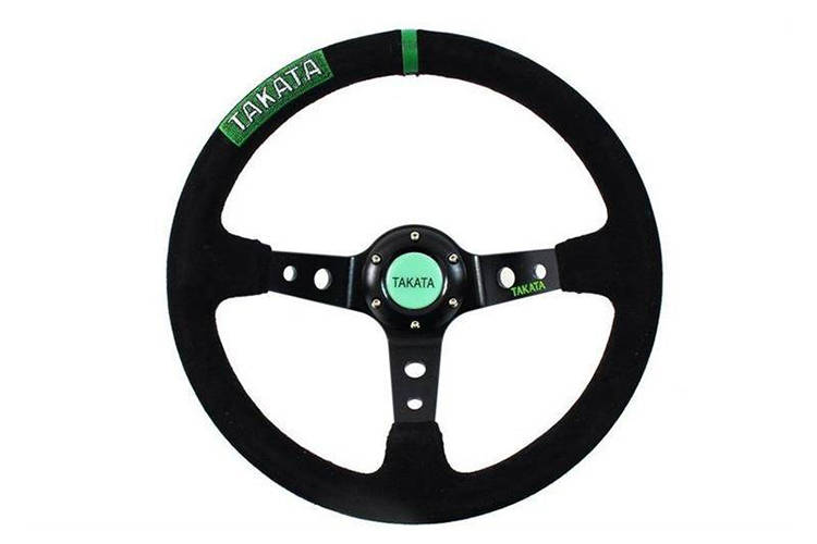 Steering wheel Pro 350mm offset:80mm Takata Suede