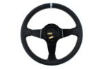 Steering wheel SLIDE 350mm offset:90mm Carbon Silver Strip