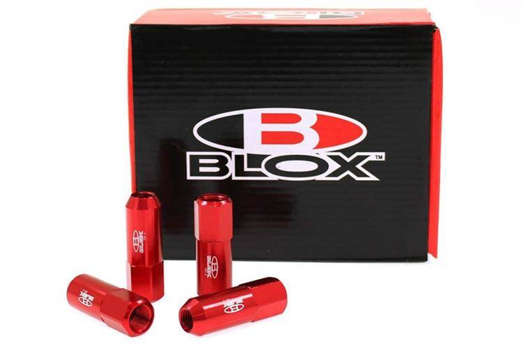 Wheel lug nuts Blox Replica 60mm M12x1,25 Red