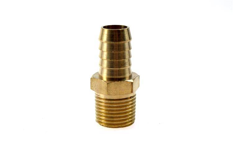 Nipple 1/2" to 16mm hose Brass