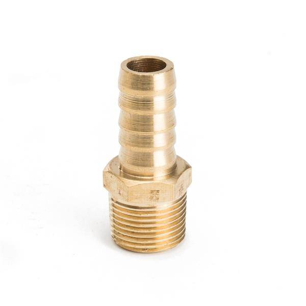Nipple 3/8" to 12mm hose Brass