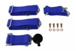 Racing seat belts 4p 2" Blue - Quick