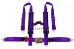 Racing seat belts 4p 2" Purple - DTM