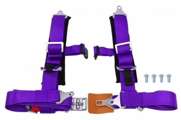 Racing seat belts 4p 2" Purple - DTM