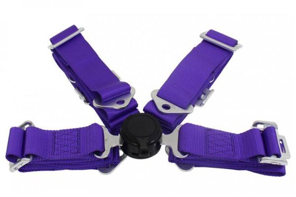 Racing seat belts 4p 2" Purple - Quick