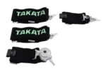 Racing seat belts 4p 3" Black Takata Replica