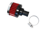 Simota Crankcase Breather Filter 9mm Red