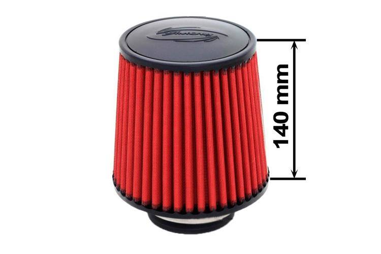 Simota Air Filter H:140mm DIA:60-77mm JAU-X02101-06 Red