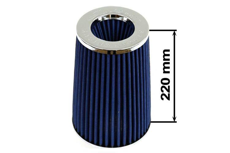 Simota Air Filter H:220mm DIA:60-77mm JAUWS-022A Blue