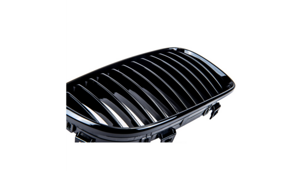 Sport Grille Single Line Gloss Black suitable for BMW 1 (E81, E87) Hatchback 1 (E88) Convertible 1 (E82) Coupe Facelift 2007-2011