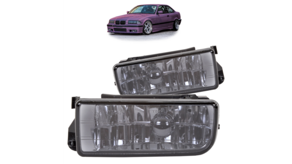 Fog Lights Set Smoke suitable for BMW 3 (E36) Coupe Touring Compact Convertible Sedan 1991-1999