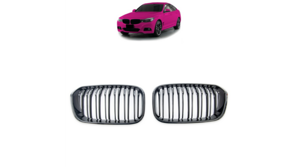 Sport Grille Dual Line Gloss Black suitable for BMW 3 (F34) Gran Turismo 2013-2020