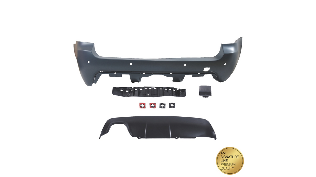 Sport Bumper Rear PDC With Diffuser suitable for BMW 5 (E61) Touring Facelift 2007-2010
