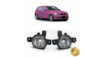 Fog Lights Set Clear suitable for BMW 1 (E81, E87) Hatchback X1 (E84) X3 (E83) 1 (E88) Convertible X5 (E70) 1 (E82) Coupe 2004-2011