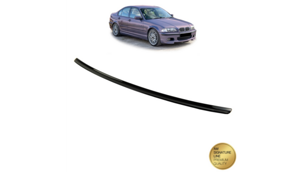 Sport Rear Trunk Spoiler Gloss Black suitable for BMW 3 (E46) Sedan 1997-2005