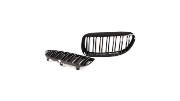 Sport Grille Dual Line Gloss Black suitable for BMW 6 (E63) Coupe (E64) Convertible 2003-2010