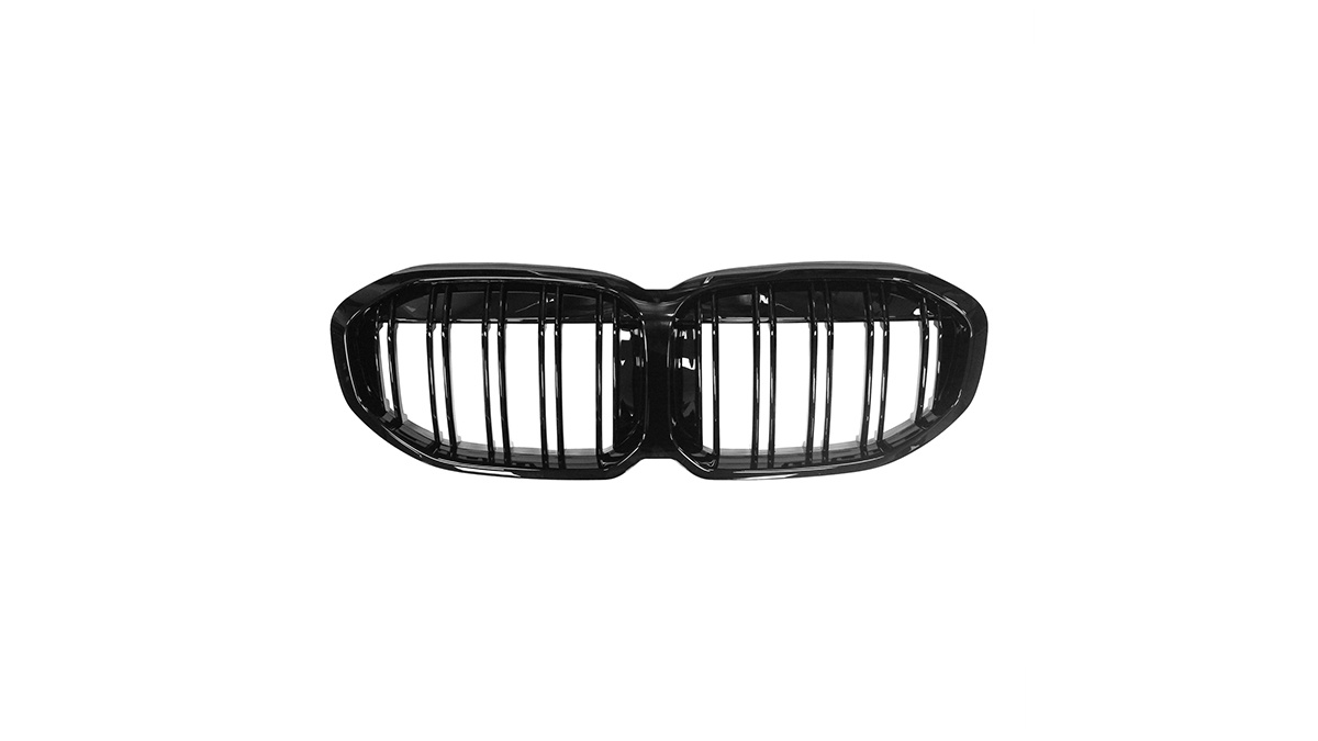 Sport Grille Dual Line Gloss Black suitable for BMW 1 (F40) Hatchback 2019-now