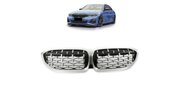 Sport Grille All Chrome suitable for BMW 3 (G20) Sedan (G21) Touring Pre-Facelift 2019-2022