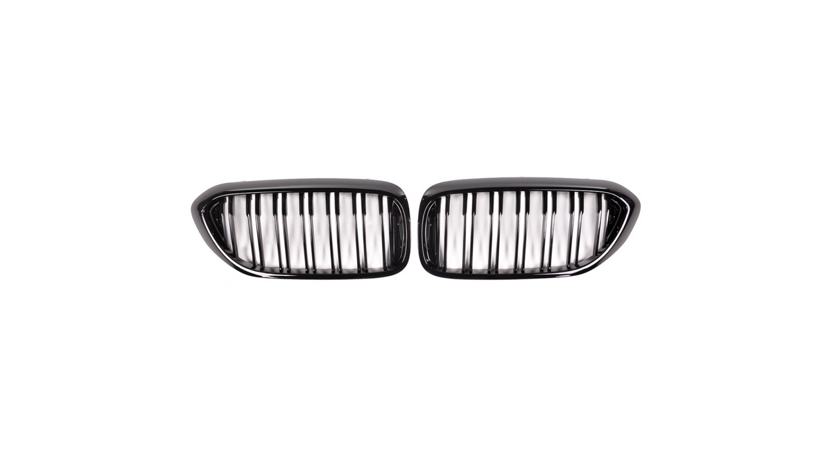 Sport Grille Dual Line Gloss Black suitable for BMW 5 (G30, F90) Sedan (G31) Touring Pre-Facelift 2017-2020