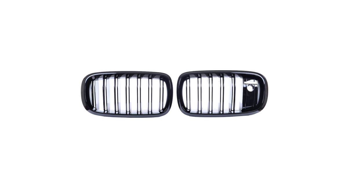 Sport Grille Dual Line Gloss Black Camera suitable for BMW X5 (F15, F85) X6 (F16, F86) 2013-2018