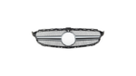 Sport Grille Silver A-Type Camera suitable for MERCEDES C-Class (W205) Sedan (S205) T-Model (A205) Convertible (C205) Coupe Pre-Facelift 2014-2018