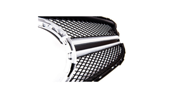 Sport Grille Silver A-Type suitable for MERCEDES C-Class (W205) Sedan (S205) T-Model (A205) Convertible (C205) Coupe Facelift 2018-2021
