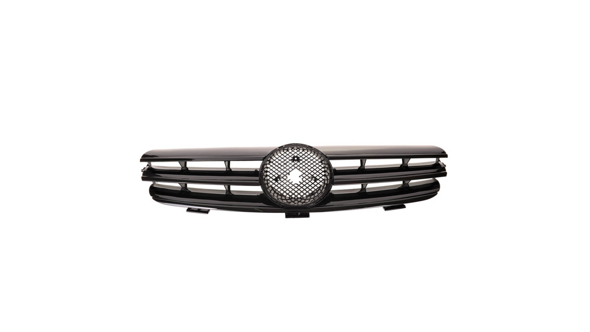 Sport Grille All Gloss Black suitable for MERCEDES CLK (C209) Coupe (A209) Convertible 2002-2009