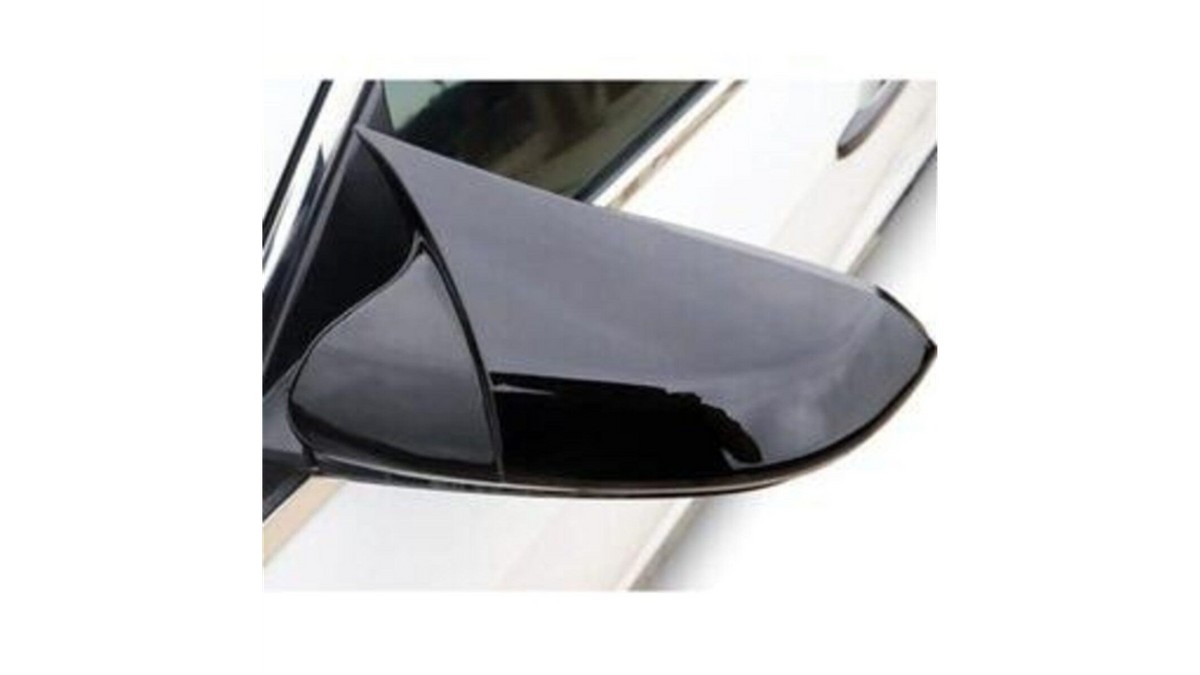 Side Mirror Cover Set Gloss Black suitable for VW EOS (1F) GOLF VI TOURAN (1T3) 2008-2013