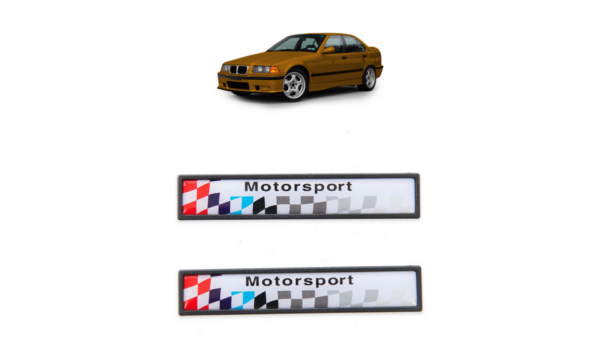 Sport Emblem for Door Moulding Trim suitable for BMW 3 (E36) Sedan Touring Coupe Convertible 1991-2000
