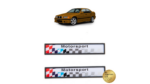 Sport Emblem for Door Moulding Trim suitable for BMW 3 (E36) Sedan Touring Coupe Convertible 1991-2000